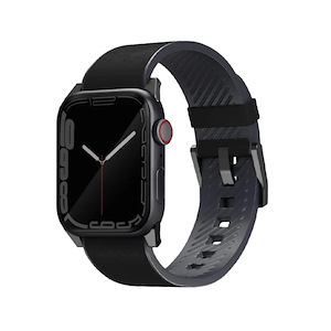 بند اپل‌واچ یونیک مدل Starden سایز 42/44/45/49 میلی‌متری Uniq Straden Black Apple Watch 45mm Band