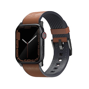 بند اپل‌واچ یونیک مدل Starden سایز 42/44/45/49 میلی‌متری Uniq Straden Brown Apple Watch 45mm Band