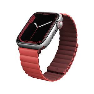 بند اپل‌واچ یونیک مدل Revix سایز 38/40/41 میلی‌متری Uniq Revix Maroon/Coral Apple Watch 41mm Band