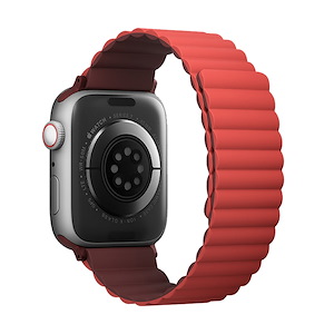 بند اپل‌واچ یونیک مدل Revix سایز 38/40/41 میلی‌متری Uniq Revix Maroon/Coral Apple Watch 41mm Band