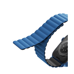 بند یونیک مدل Revix مناسب برای اپل واچ 42/44/45/49 میلی‌متری Uniq Revix Reversible Band Blue/Black - Apple Watch 45mm