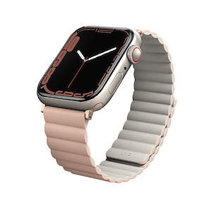 بند اپل‌واچ یونیک مدل Revix سایز 42/44/45/49 میلی‌متری Uniq Revix Pink/Beige Apple Watch 45mm Band