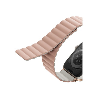 بند اپل‌واچ یونیک مدل Revix سایز 42/44/45/49 میلی‌متری Uniq Revix Pink/Beige Apple Watch 45mm Band