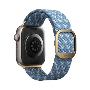 بند اپل‌واچ یونیک مدل Aspen DE سایز 38/40/41 میلی‌متری Uniq Aspen DE Cerulean Blue Apple Watch 41mm Band