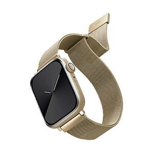 بند اپل‌واچ یونیک مدل Dante سایز 42/44/45/49 میلی‌متری Uniq Dante DarkGoldenrod Apple Watch 45mm Band