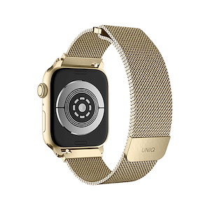 بند اپل‌واچ یونیک مدل Dante سایز 42/44/45/49 میلی‌متری Uniq Dante DarkGoldenrod Apple Watch 45mm Band