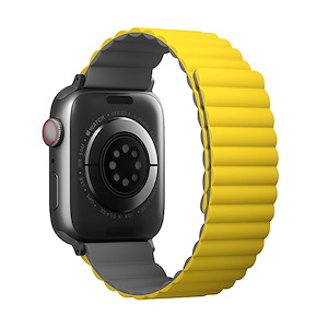بند یونیک مدل Revix مناسب برای اپل واچ 42/44/45/49 میلی‌متری Uniq Revix Reversible Band Yellow/Grey - Apple Watch 45mm