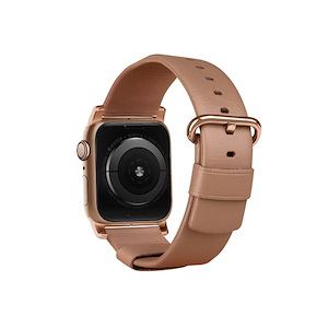 بند اپل‌واچ یونیک مدل Mondian سایز 38/40/41 میلی‌متری Uniq Mondain Dark Salmon Apple Watch 41mm Band