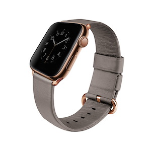 بند اپل‌واچ یونیک مدل Mondian سایز 38/40/41 میلی‌متری Uniq Mondain Light Grey Apple Watch 41mm Band