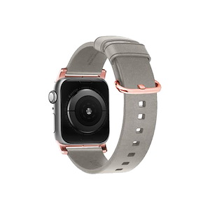 بند اپل‌واچ یونیک مدل Mondian سایز 38/40/41 میلی‌متری Uniq Mondain Light Grey Apple Watch 41mm Band