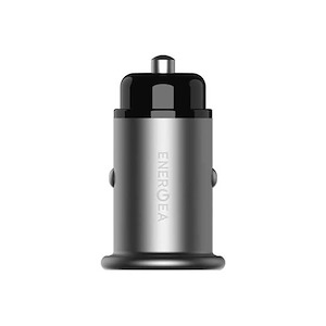 شارژر فندکی انرجیا MiniDrive Energea MiniDrive with 2 USB Ports Car Charger Silver