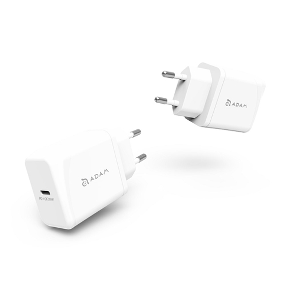 آداپتور آدام المنتس مدل Omnia F1 20W Adam Elements Omnia F1 PD USB-C 20W White Adapter