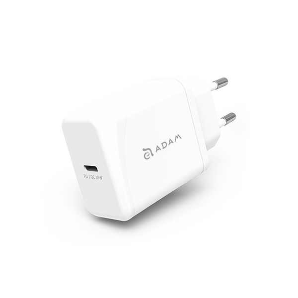 شارژر آدام المنتس Omnia F1 18W USB-C Adam Elements Omnia F1 PD 18W USB-C Adapter White