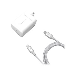 شارژر و کابل آدام المنتس Omnia F1 18W USB-C Adam Elements Omnia F1 PD USB-C 18W Fast Charge Kit White