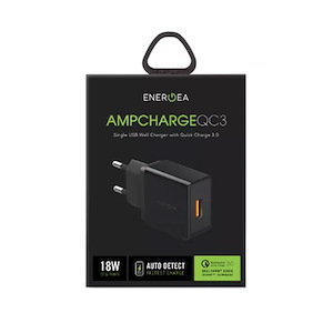 شارژر انرجیا AmpCharge 18W Energea AmpCharge QC3 US 18W Wall Charger Black