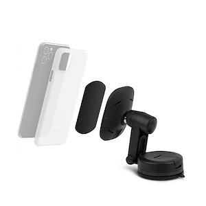 شارژر بی‌سیم موشی SnapTo Universal Car Mount Moshi SnapTo Wireless Universal Wireless Car Mount Holder Black