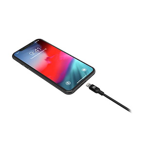 کابل USB-C به Lightning آدام المنتس مدل PeAk II طول 20 سانتی‌متر ADAM elements PeAk II USB-C to Lightning 20cm Black Cable