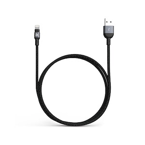 کابل USB به Lightning آدام المنتس مدل PeAk II طول 2 متر ADAM elements PeAk II USB to Lightning 2m Black Cable