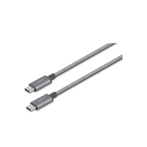 کابل USB-C موشی مدل Integra طول 2 متر Moshi Integra USB-C 2m Titanium Gray Cable