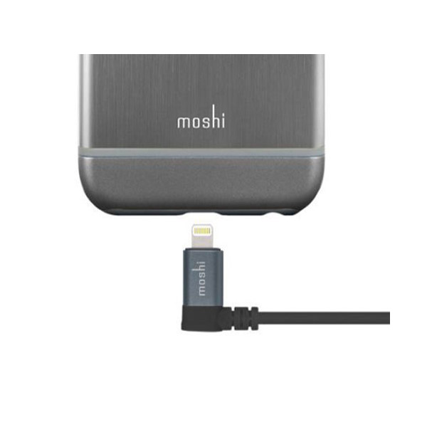 کابل موشی 90Degree USB to Lightning طول 1.5 متر Moshi 90Degree USB to Lightning Cable Black - 1.5m