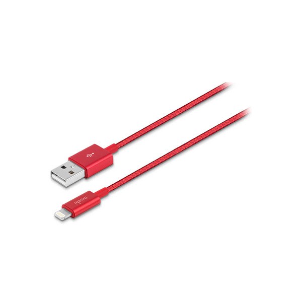 کابل USB به Lightning موشی مدل Integra طول 1.2 متر Moshi Integra USB to Lightning 1.2m Crimson Red Cable