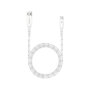 کابل انرجیا NyloFlex USB to Lightning طول 1.5 متر Energea NyloFlex USB to Lightning Cable White - 1.5m