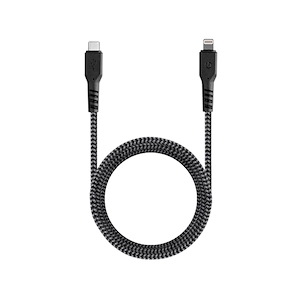 کابل انرجیا FibraTough USB-C to Lightning طول 1.5 متر Energea FibraTough USB-C to Lightning Cable Black - 1.5m