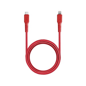 کابل انرجیا FibraTough USB-C to Lightning طول 1.5 متر Energea FibraTough USB-C to Lightning Cable Red - 1.5m