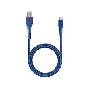 کابل USB به USB-C انرجیا مدل FibraTough طول 1.5 متر Energea FibraTough USB to USB-C 1.5m Blue Cable