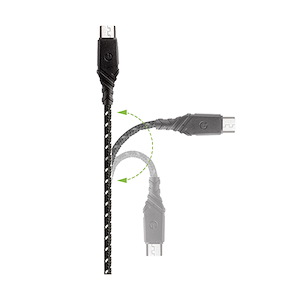 کابل USB به USB-C انرجیا مدل DuraGlitz طول 3 متر Energea DuraGlitz USB to USB-C 3m Black Cable