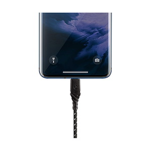 کابل USB به USB-C انرجیا مدل DuraGlitz طول 3 متر Energea DuraGlitz USB to USB-C 3m Black Cable