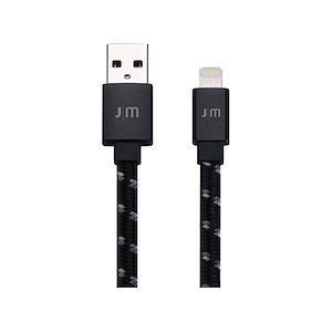 کابل USB به Lightning جاست موبایل مدل AluCable Flat Braided طول 1.2 متر