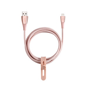 کابل جاست موبایل ZinCable Deluxe USB to Lightning طول 1.5 متر Just Mobile ZinCable Deluxe USB to Lightning Cable Rose Gold - 1.5m