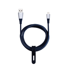 کابل جاست موبایل ZinCable Deluxe USB to Lightning طول 1.5 متر Just Mobile ZinCable Deluxe USB to Lightning Cable Silver - 1.5m