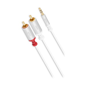 کابل موشی AUX to RCA Stereo طول 1.8 متر Moshi AUX to RCA Stereo Cable White - 1.8m