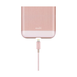 کابل USB به Lightning موشی مدل Integra طول 1.2 متر Moshi Integra USB to Lightning 1.2m Golden Rose Cable