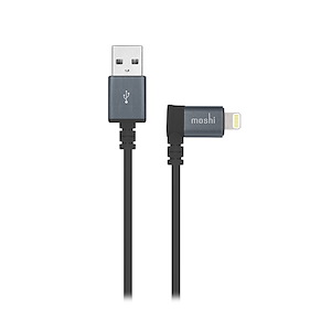 کابل موشی 90Degree USB to Lightning طول 1.5 متر Moshi 90Degree USB to Lightning Cable Black - 1.5m