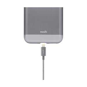 کابل USB به Lightning موشی مدل Integra طول 1.2 متر Moshi Integra USB to Lightning 1.2m Titanium Gray Cable