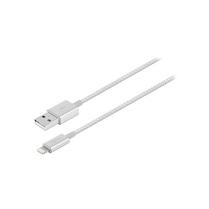 کابل USB به Lightning موشی مدل Integra طول 1.2 متر Moshi Integra USB to Lightning 1.2m Jet Silver Cable