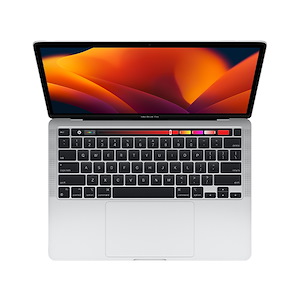 مک‌بوک پرو اپل 13 اینچ M2 حافظه 8GB/256GB Apple MacBook Pro 13-inch 2022 M2 8GB RAM 256GB SSD Silver Laptop - MNEP3