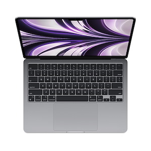 لپ‌تاپ اپل 13.6 اینچ مدل MacBook Air 2022 M2 8GB RAM 256GB SSD Apple MacBook Air 13.6-inch 2022 M2 8GB RAM 256GB SSD Space Gray Laptop - MLXW3