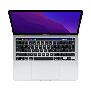 لپ‌تاپ اپل 13 اینچ مدل MacBook Pro 2020 M1 8GB RAM 256GB SSD Apple MacBook Pro 13-inch 2020 M1 8GB RAM 256GB SSD Silver Laptop - MYDA2