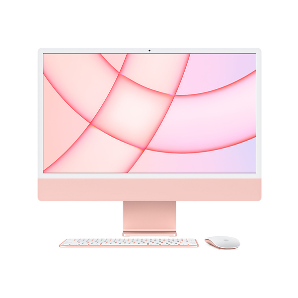کامپیوتر اپل 24 اینچ مدل iMac 2021 Touch ID M1 8GB RAM 256GB SSD Apple iMac 24-inch 2021 Touch ID M1 8GB RAM 256GB SSD Pink All-in-One - MGPM3