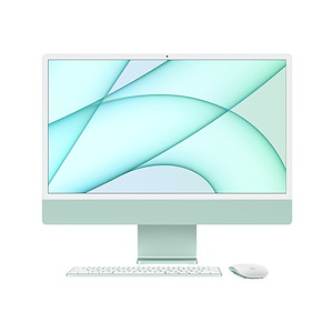 کامپیوتر اپل 24 اینچ مدل iMac 2021 M1 with Touch ID رم 8 گیگابایت ظرفیت 256 گیگابایت Apple iMac 24-inch 2021 with Touch ID M1 8GB RAM 256GB SSD Green All-in-One - MQRN3