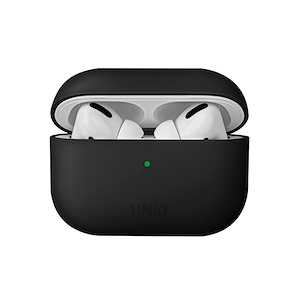 قاب ایرپاد پرو یونیک مدل Lino Uniq Lino Silicon Black AirPods Pro Case