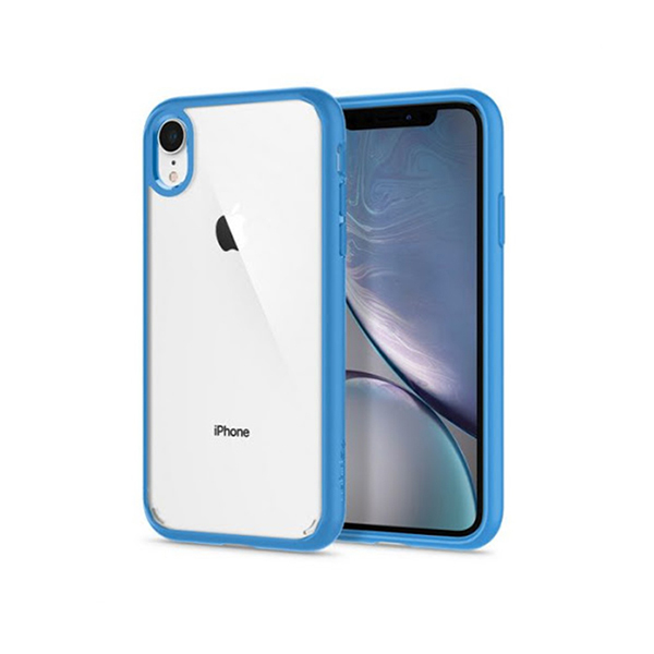 قاب آیفون XR اسپیگن مدل Ultra Hybrid Spigen Ultra Hybrid Coral Blue iPhone XR Case