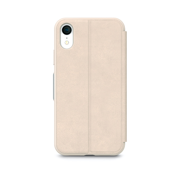 قاب آیفون XR موشی مدل StealthCover Touch-sensitive Portfolio Moshi SenseCover Touch-sensitive Portfolio Savanna Beige iPhone XR Case