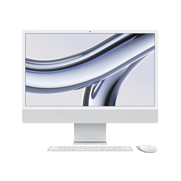 کامپیوتر اپل 24 اینچ مدل iMac 2023 M3 8GB RAM 256GB SSD Apple iMac 24-inch 2023 M3 8GB RAM 256GB SSD Silver All-in-One - MQR93