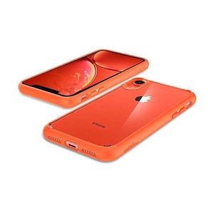 قاب آیفون XR اسپیگن مدل Ultra Hybrid Spigen Ultra Hybrid Light Coral iPhone XR Case