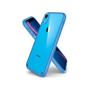 قاب آیفون XR اسپیگن مدل Ultra Hybrid Spigen Ultra Hybrid Coral Blue iPhone XR Case